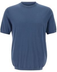 Kangra - Sweater Met Korte Mouwen - Lyst