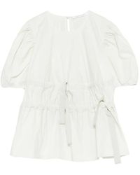 Cecilie Bahnsen - Papillon Matelassé Peplum Top - Lyst