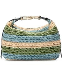 Furla - Striped Chain Shoulder Bag - Lyst
