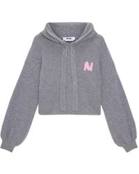 MSGM - Hoodie À Manches Bouffantes - Lyst