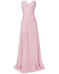IRIS SERBAN - Winnie Ruched-Bodice Maxi Dress - Lyst