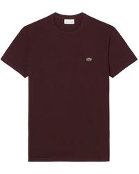 Lacoste - Logo-Patch Pima-Cotton T-Shirt - Lyst