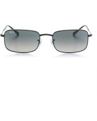 Ray-Ban - Rectangular Metal Tinted Sunglasses - Lyst