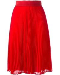 Givenchy - Plissè Mid-length Skirt - Lyst