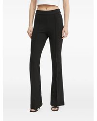 Guess - High-Waist Flared Trousers - Lyst
