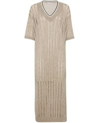 Brunello Cucinelli - Dazzling Jurk - Lyst