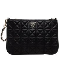 Guess - 4G Quilted Clutch Bag - Lyst