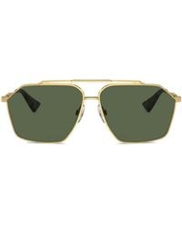 Dolce & Gabbana - Zonnebril Met Vierkant Montuur - Lyst
