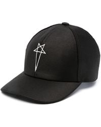Rick Owens - Embroidered-Logo Cap - Lyst