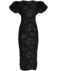ROTATE BIRGER CHRISTENSEN - Dress With Floral Pattern - Lyst