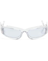 Burberry - Turner Rectangle-frame Transparent Sunglasses - Lyst