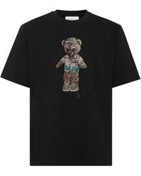 Philipp Plein - Teddy Bear Crystal-Embellished T-Shirt - Lyst