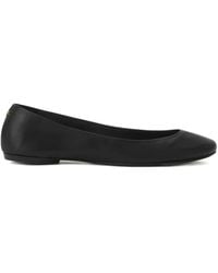 Lanvin - レザーフラットシューズ - Lyst
