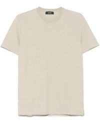 Zanone - Cotton T-Shirt - Lyst