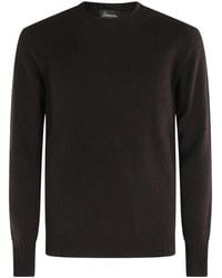 Drumohr - Round-Neck Cashmere Sweater - Lyst
