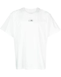 MM6 by Maison Martin Margiela - T -Shirt mit numerischem Logo -Label - Lyst