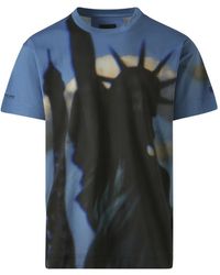 Givenchy - Paris Ny All Over Graphic-Print Oversized T-Shirt - Lyst