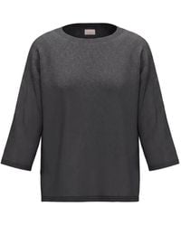 Marella - Three-Quarter-Sleeve Crew Neck Top - Lyst
