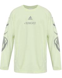adidas - ロゴ ロングtシャツ - Lyst