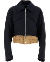 DSquared² - Cropped-Jacke aus Baumwollgemisch - Lyst