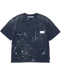 Neighborhood - T-Shirt Im Distressed-Look - Lyst