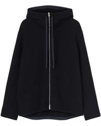 Jil Sander - Drawstring Hooded Jacket - Lyst