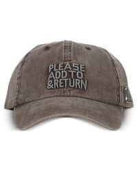 MISBHV - Ray Johnson Embroidered Washed-Effect Baseball Cap - Lyst