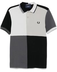 Fred Perry - X Beams Colour-Block Polo Shirt - Lyst