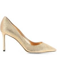 Jimmy Choo - Romy 85 Metallic Pumps - Lyst