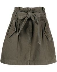 Twin Set - Belted Mini Skirt - Lyst