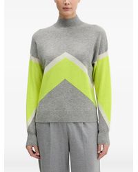 From Future - Chevron-Pattern Roll-Neck Sweater - Lyst