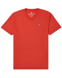 Psycho Bunny - V-Neck T-Shirt - Lyst
