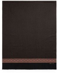 Polo Ralph Lauren - Foulard-Motif Fringe-Trim Scarf - Lyst
