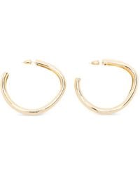 JOSEPH - Bean Xl Organic-Shape Hoop Earrings - Lyst