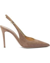 Gianvito Rossi - 100Mm Yves Slingback Pumps - Lyst