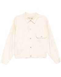 Orslow - Pleated-Detail Denim Jacket - Lyst