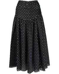 Zimmermann - Polka-dot Print Pleated Skirt - Lyst