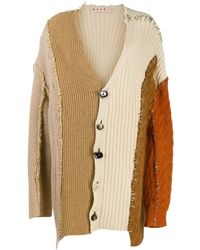 Marni Cardigan con cuciture - Neutro