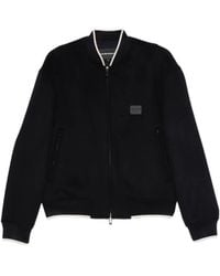 Emporio Armani - Wool Bomber Jacket - Lyst
