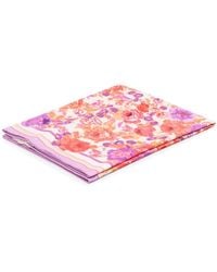 Zimmermann - Floral-print Textured Beach Towel - Lyst