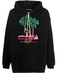 Palm Angels - Sudadera con capucha y logo Ski Club - Lyst
