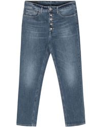 Dondup - Koons Gioiello Cropped-Jeans - Lyst