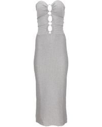 Tom Ford - Cut-Out Ribbed-Knit Maxi Dress - Lyst