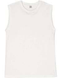TOTEME - Organic Cotton Ribbed Tank - Lyst