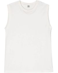 TOTEME - Tanktop Met Ronde Hals Van Biologisch Katoen - Lyst
