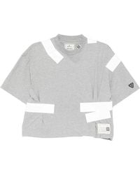 Maison Mihara Yasuhiro - Taped Tucked T-Shirt - Lyst