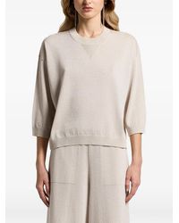 Peserico - Fine-Knit Crew-Neck Sweater - Lyst