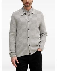 Barbour - Falton Check Button Cardigan - Lyst