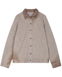 JNBY - Vest Met Denim Patchwork - Lyst