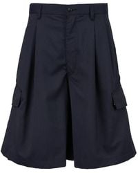 Comme des Garçons - Pinstripe-Pattern Cargo Shorts - Lyst